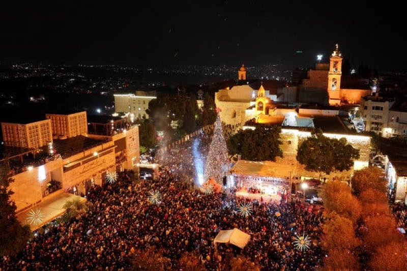 Bethlehem celebrates first Christmas in three years