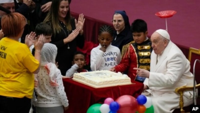Pope Francis celebrated his 87th birthday