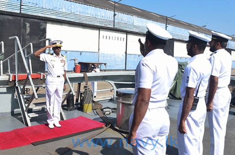 SLNS Samudura leaves for Maldives 