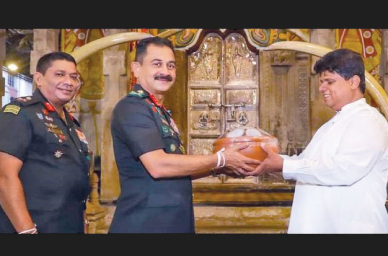 Army Offers 20 tons of  Copra for Dalada Perahera 