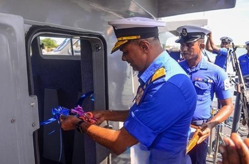 Two Wave Rider IPCs built by Navy launched in Kalpitiya