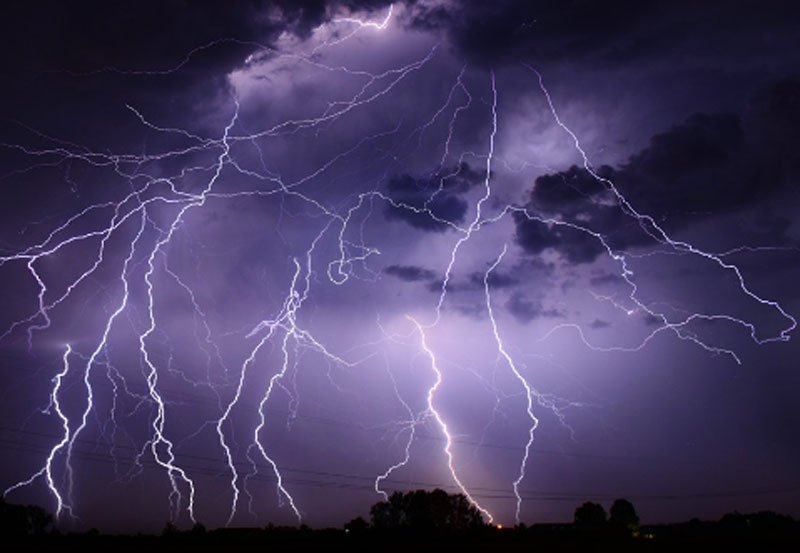 Advisory for severe lightning in multiple districts