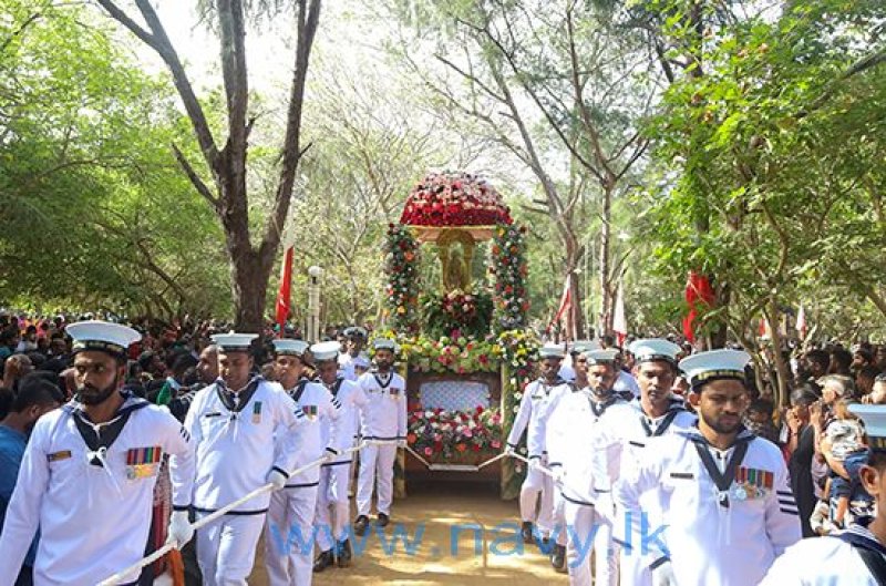 Navy renders assistance to conduct St Anne's church Festival