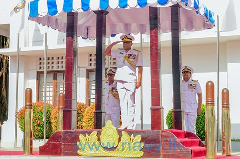 Rear Admiral Aruna Tennekoon honoured in send-off salute