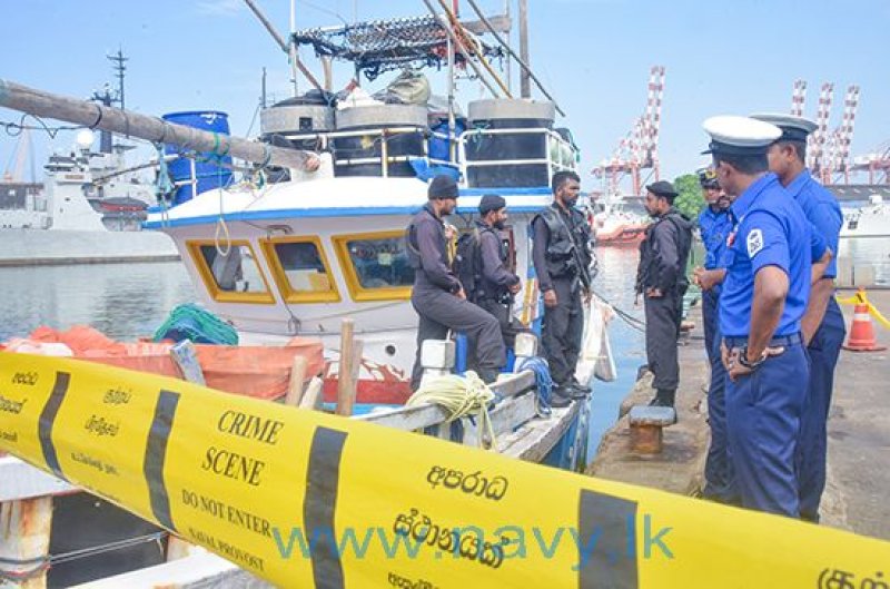 Heroin worth billions seized by Navy south of Dondra