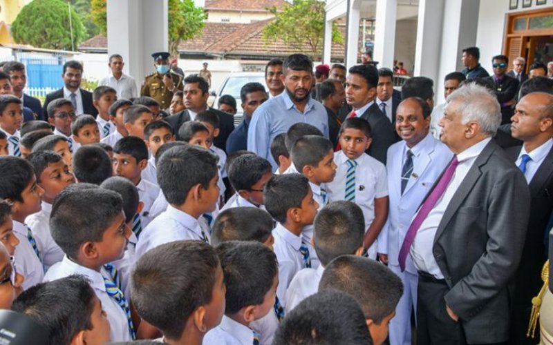 President at Anniversary celebration of St. Thomas college