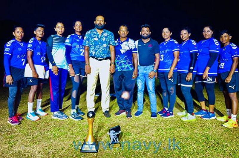 Navy wins runner-up titles in Golden Cup Handball Tournament