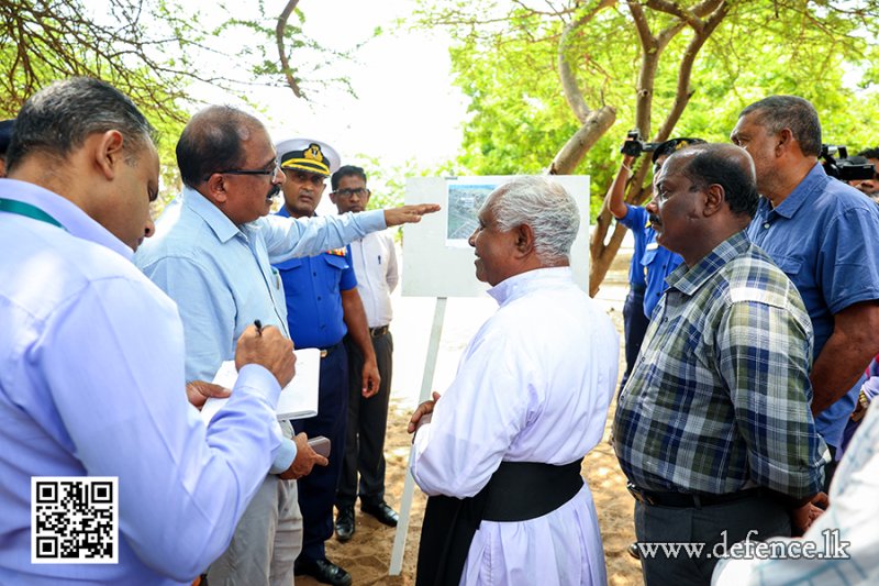 Deputy minister of defence conducted a field visit to Mannar