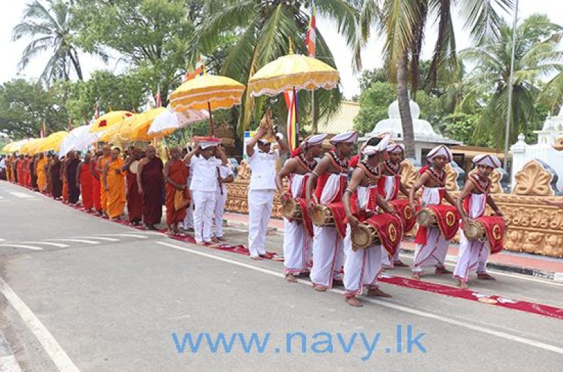 Navy facilitates Katina Pinkama ceremony at Nagadeepa 