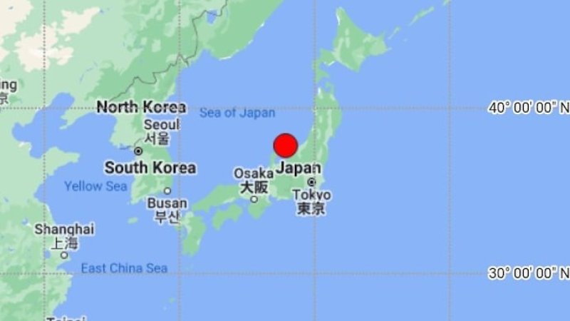 6.0-magnitude quake hits Near East Coast of Honshu, Japan