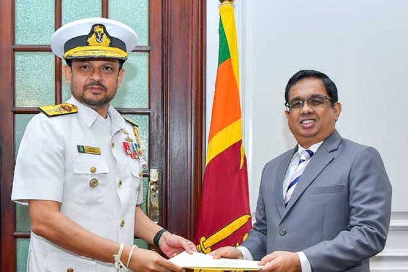 Damian Fernando Named 27th Navy Commander
