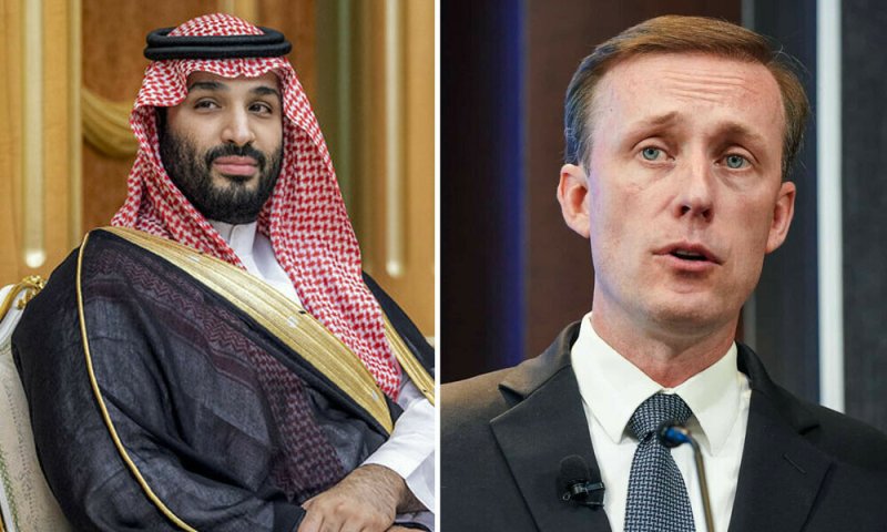 Saudi crown prince,US national security adviser meet on Gaza