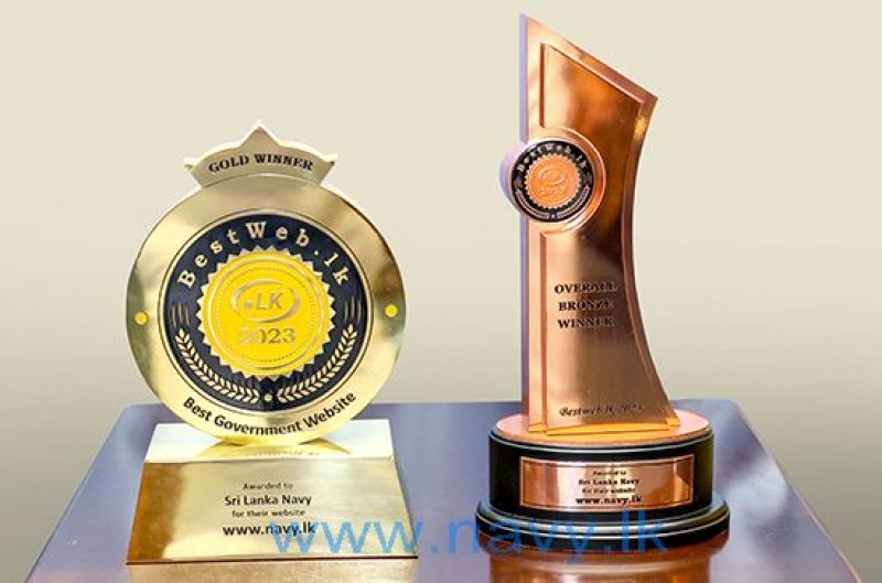 SL Navy clinches gold and bronze awards for website