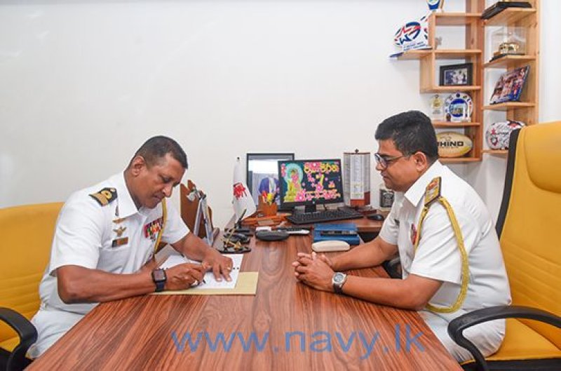 Commodore S. Pitigala assumes duties as Acting Commandan NI