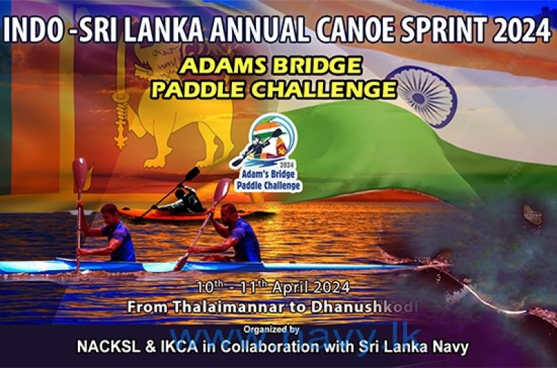 Adams bridge paddle challenge from Talaimannar