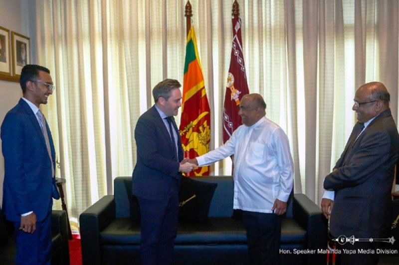 UN Resident Coordinator -SL Andr&eacute; Franche meets Hon speaker