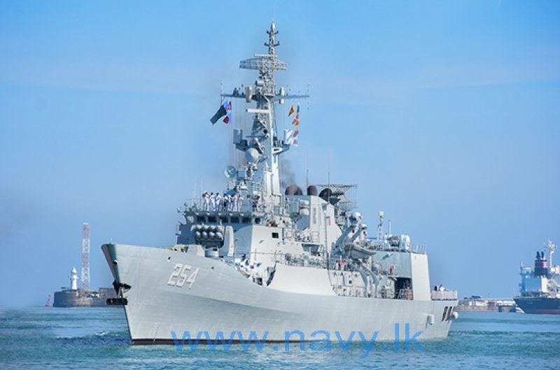 Pakistan Naval Ship  ASLAT arrives at Port of Colombo