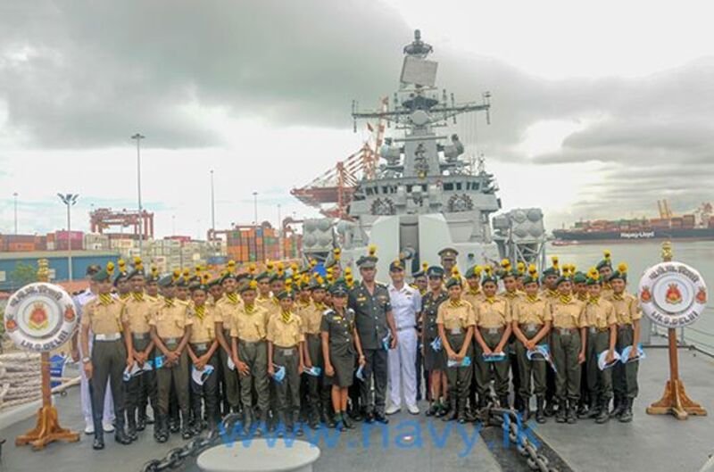 INS Delhi departs concluding her official visit