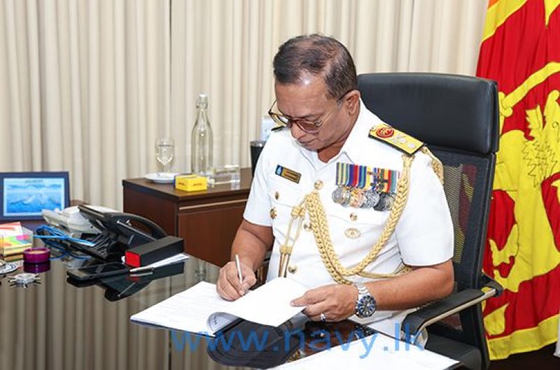 Rear Admiral Ruwan Kalubowila assumes duties as DG Logistics