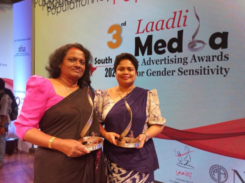 First Sri Lankans to win Laadli Awards 