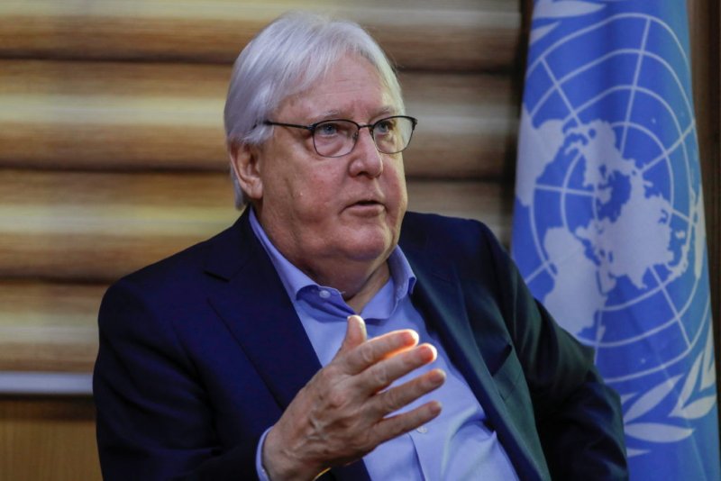 UN humanitarian chief Martin  down for health reasons