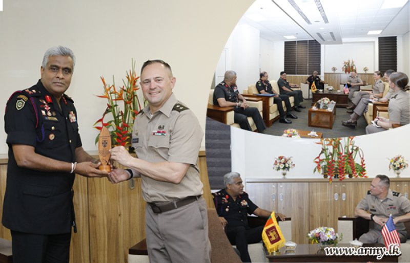 8th Theater Sustainment Command of the US Army meets COS