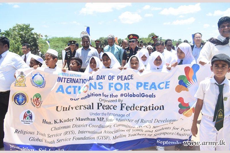 Mullaittivu Commander Joins UN International Day of Peace 