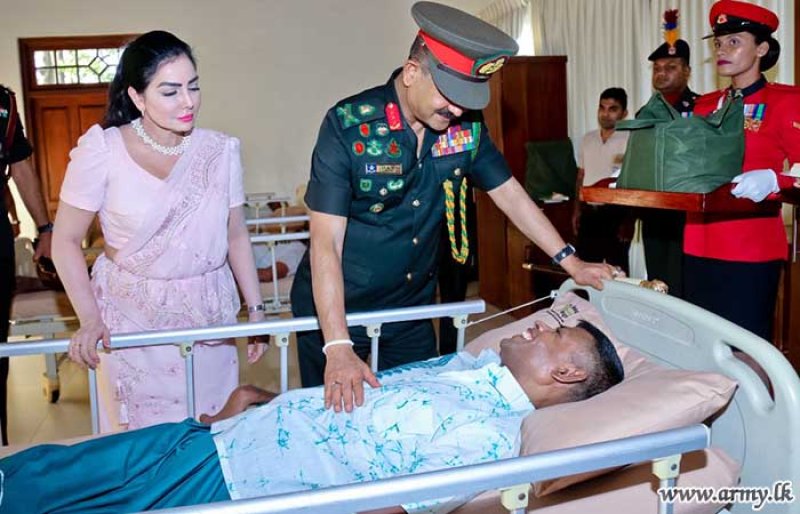 Army Commander Visits War Heroes at &lsquo;Mihindu Seth Medura&rsquo; 