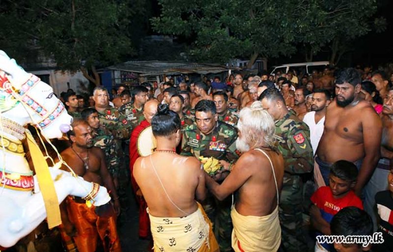 Kovil Pooja Invokes Blessings for Commander, Security Forces