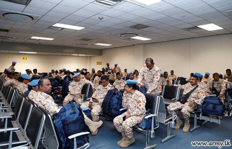  SL Army Medical Corps Contingent Departs for South Sudam