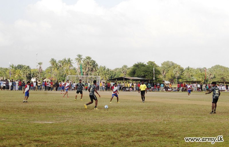 Troops &amp; Hamidiya Club organized a  Football Tournament