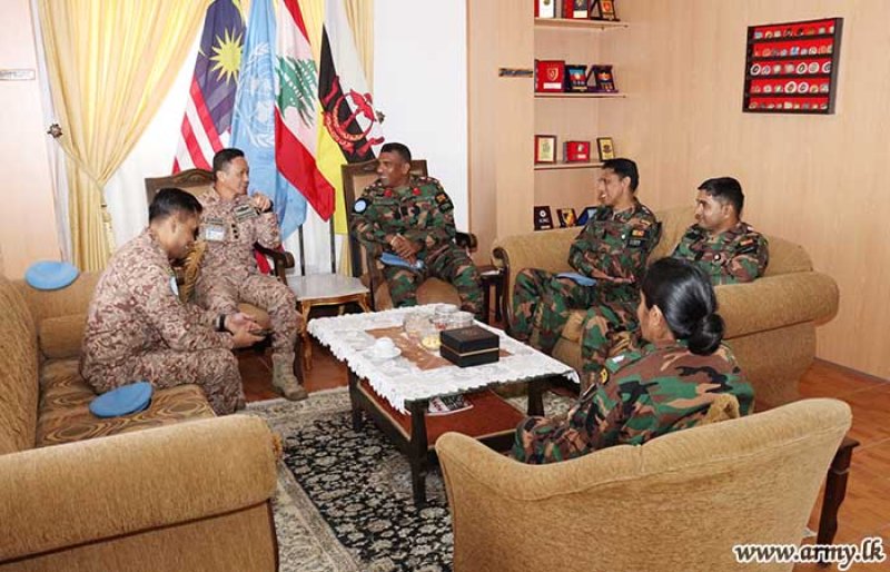SLFPU Commander Visits Malaysian Peacekeeping Battalion