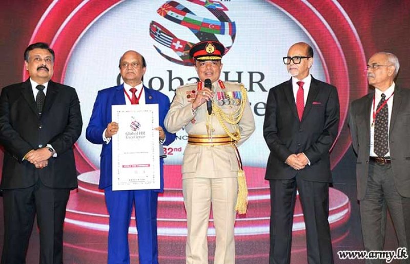 Major General   A.H. Amarapala Receives Global Recognition 