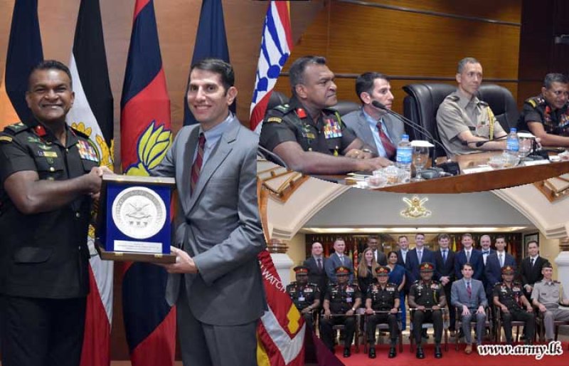  Delegation from Air War College Visits Army Headquarters