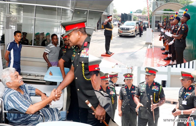 Chief of Staff Inspects Function of Colombo Army Hospital