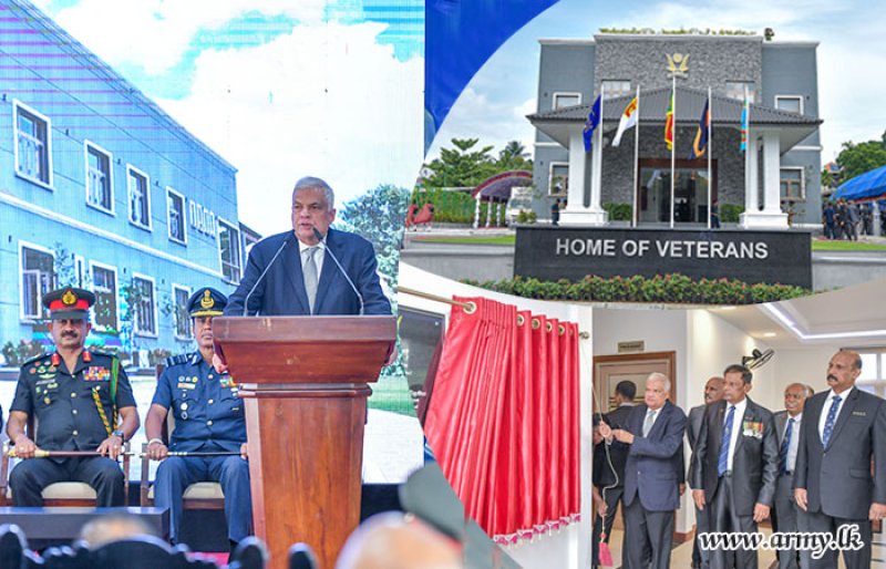 HE the President Inaugurates Newly-Erected Home of Veterans