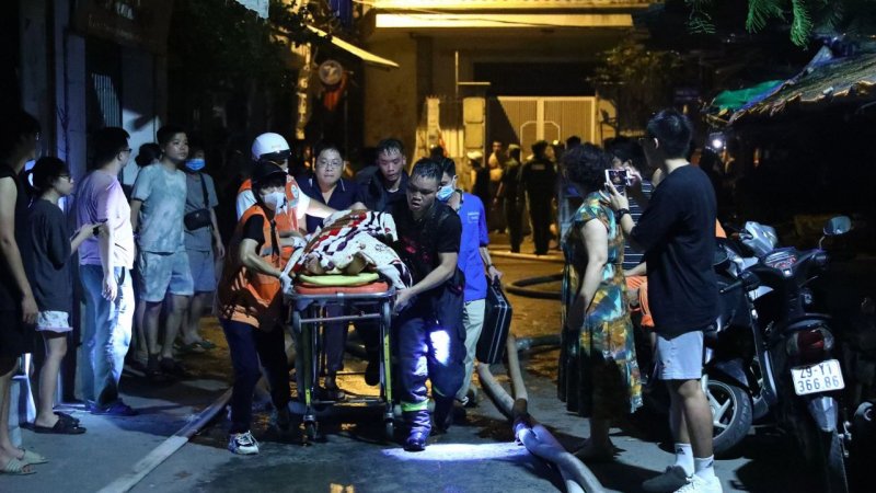 Fire kills at least 56 in nine-story building in Vietnam
