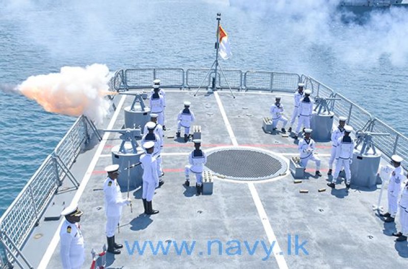 Naval gun battery ignites national pride on Independence Day