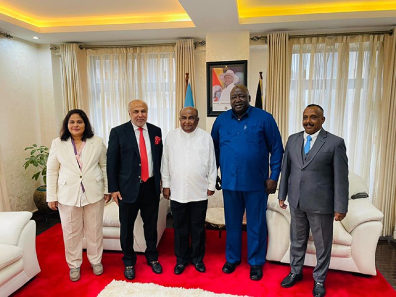 Speaker Mahinda Yapa holds discussion with Ugandan president
