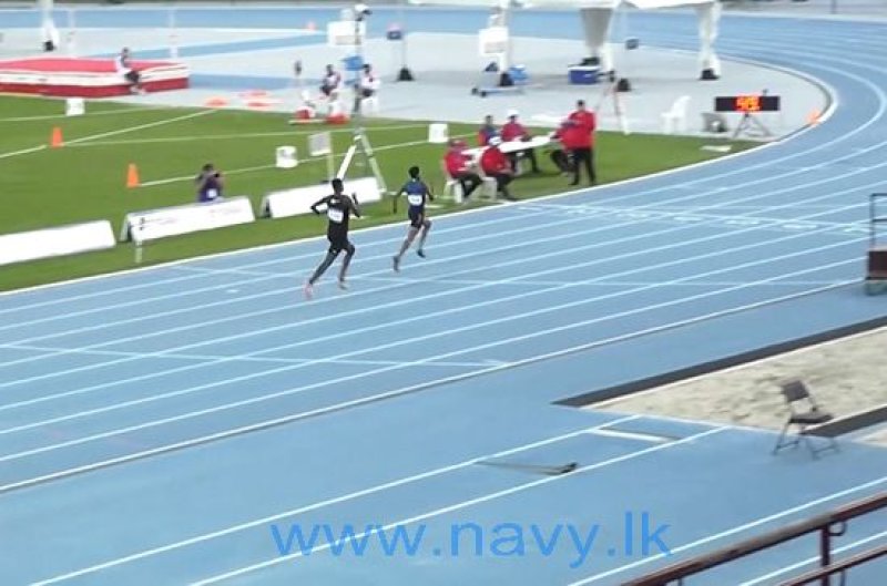  Seaman SMASM Subasinghe wins gold medal in 400m 