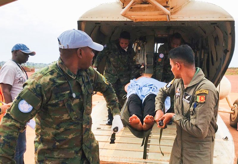 SLAF conduct crucial evacuation mission in Africa