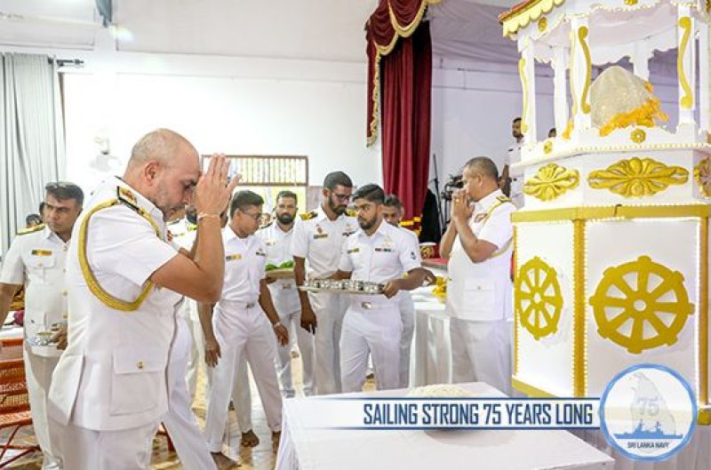 SL Navy conducted an all-night Pirith chanting ceremony 