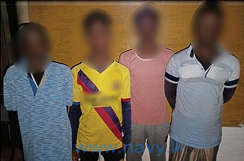 Navy arrests 9 persons for fishing using unauthorized nets