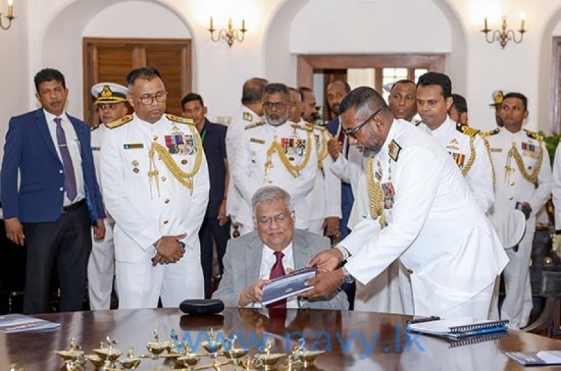 Proposal for SL Navy&rsquo;s Strategy 2030 presented to  President