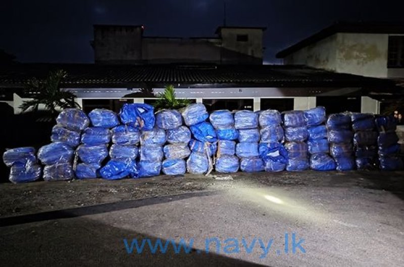   Navy recovered over 1832kg of smuggled Tendu leaves 