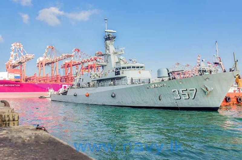 Indonesian Naval Ship KRI BUNG TOMO - 357 arrives in Colombo