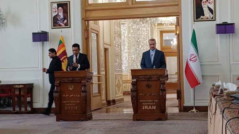 Iran and  Sri Lanka seek closer ties as FMs meet in Tehran