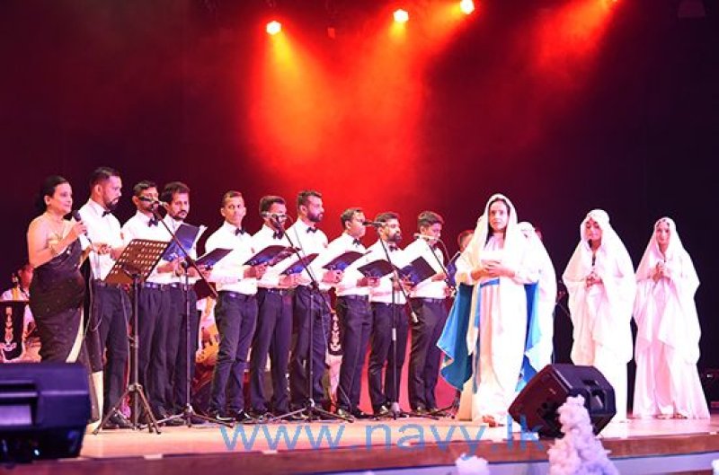 Navy conveys festive greetings through Christmas Carols