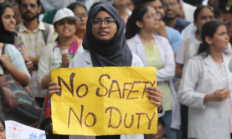Indian doctors on strike over rape and murder of colleague