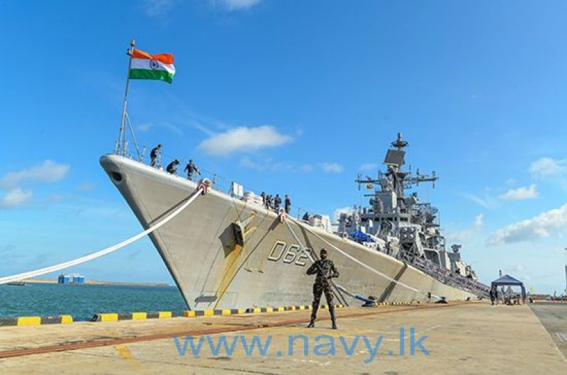 INS Mumbai arrives in Colombo